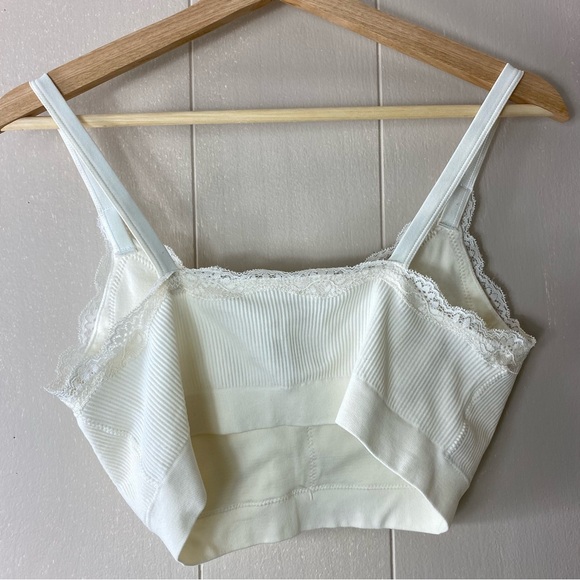 Maurices Ivory Lace Cropped Bralette Top Size Large - Picture 5 of 6